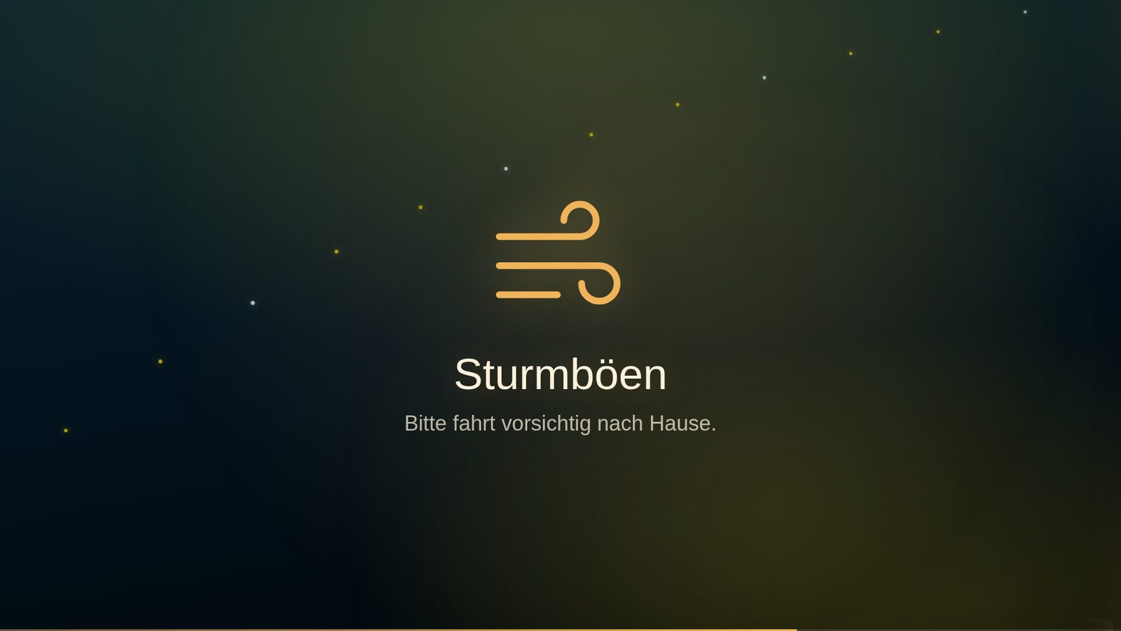 Wetterwarnung: Sturmböen